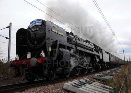 Purchase photo of 70013 OLIVER CROMWELL at Brookmans Park